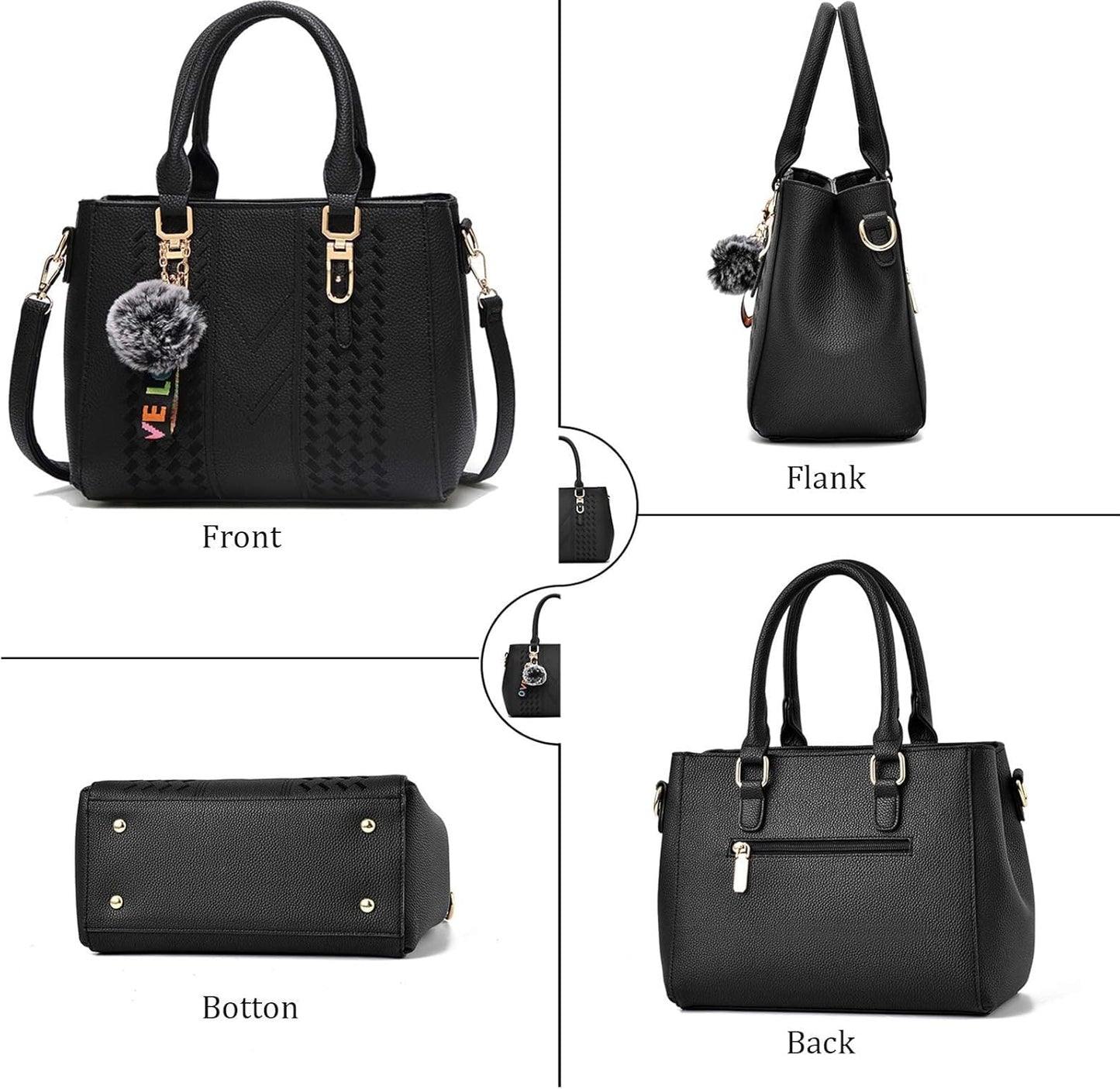 Satchel Purses and Handbags for Women Shoulder Tote Bags