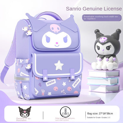 Cromi Backpack for Girls and Children in Grades 1-6 - Spine Protection and Load Reduction