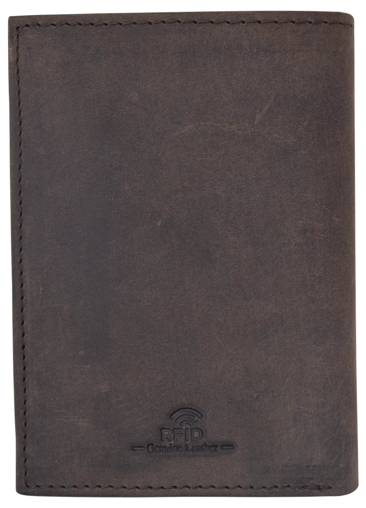 RFID Blocking Bifold USA Wallet for Men Leather Extra Capacity Mens Bifold Wallet W/ Vertical Design