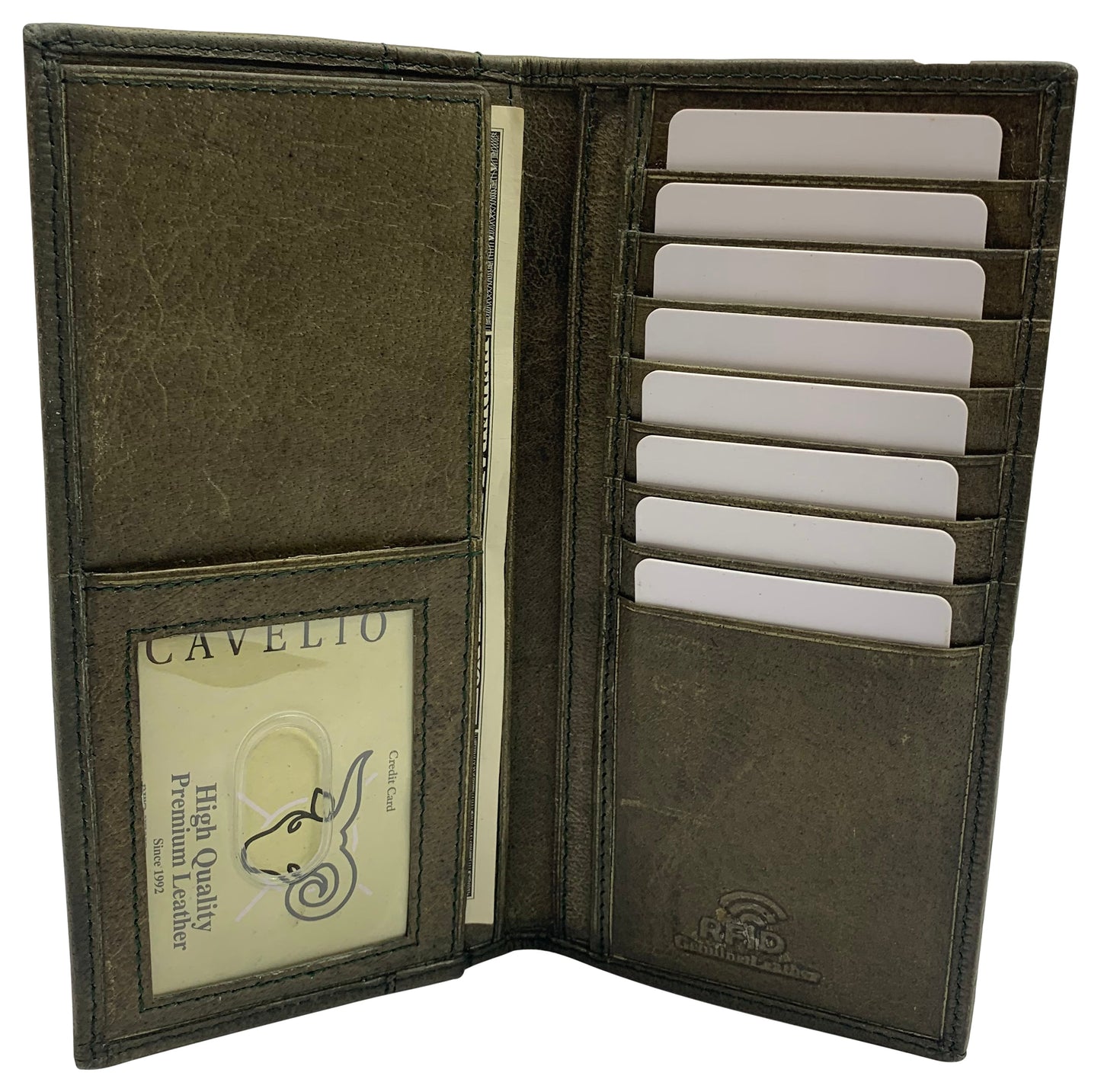 RFID Blocking Men'S Casual Bifold Wallet, Tan