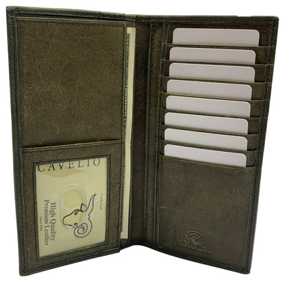 RFID Blocking Men'S Casual Bifold Wallet, Tan