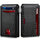 Carbon fiber patterned men's wallet wallet two fold flip card box anti-theft brush wallet magnetic suction side push card bag