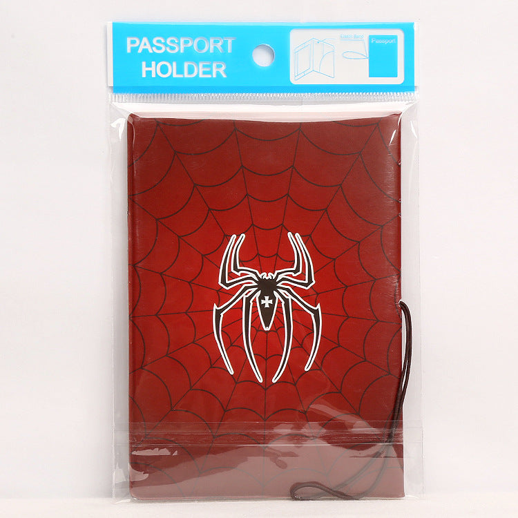 Passport Passport Protection Cover Marvel Superhero Spider Man Cartoon Passport Clip