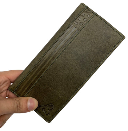 RFID Blocking Men'S Casual Bifold Wallet, Tan