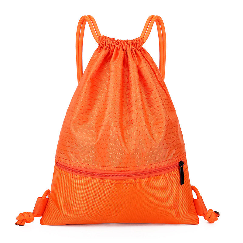 Waterproof drawstring bag for outdoor fitness and sports, men's and women's backpack