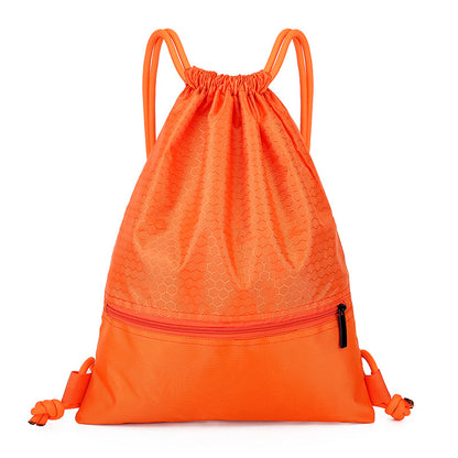 Waterproof drawstring bag for outdoor fitness and sports, men's and women's backpack