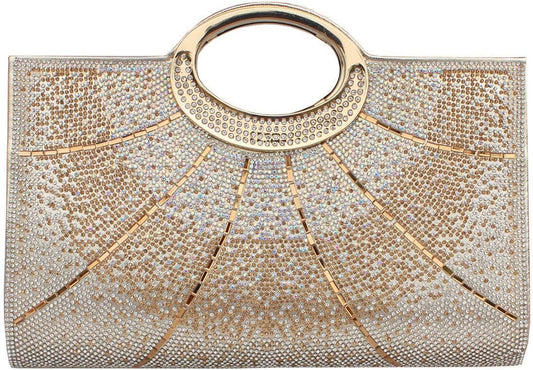 Clutch Purses for Women Rhinestone Evening Bag Wedding Party Cocktail Purses Handbags.