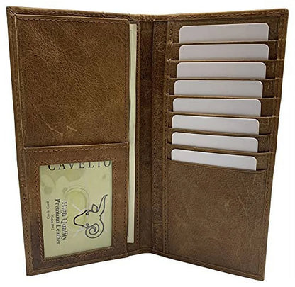 RFID Blocking Men'S Casual Bifold Wallet, Tan
