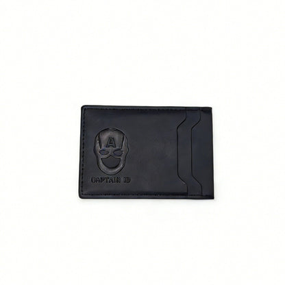 Hollow out men's short card sleeve multi-layer horizontal clip