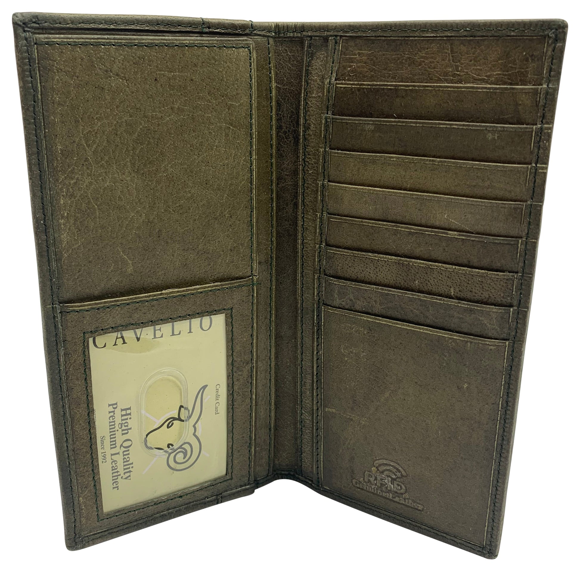 RFID Blocking Men'S Casual Bifold Wallet, Tan