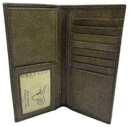 RFID Blocking Men'S Casual Bifold Wallet, Tan