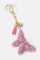 Crystal Butterfly Key Charm