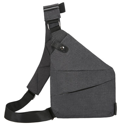 Multi functional sports waist bag single shoulder anti-theft bag lightweight and close fitting chest bag
