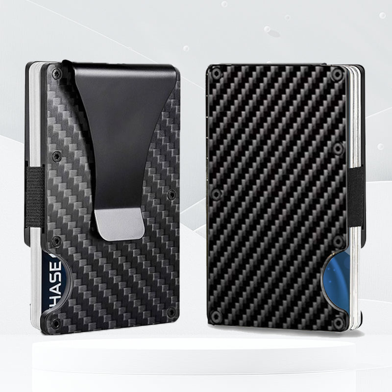 Minimalist Slim Wallet for Men, Credit Card Holder & Money Clip Wallet for Men