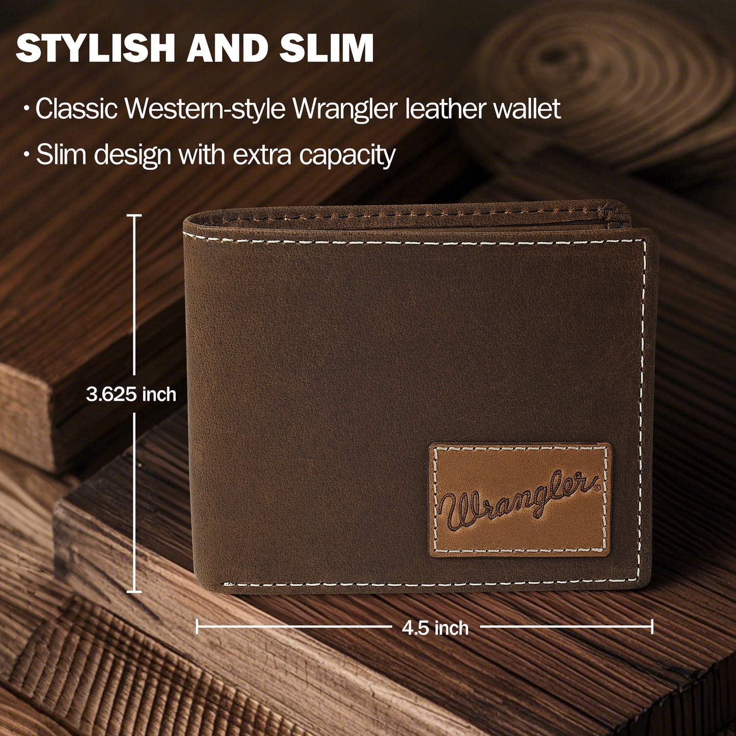 Men’S Bifold Wallet Genuine Leather, RFID Blocking, Casual Everyday 10-20 Cards Purse with Airtag Holder, Gift for Him