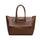 New Fashion Women's Large Capacity Handbag High Quality PU Leather Shoulder Bag