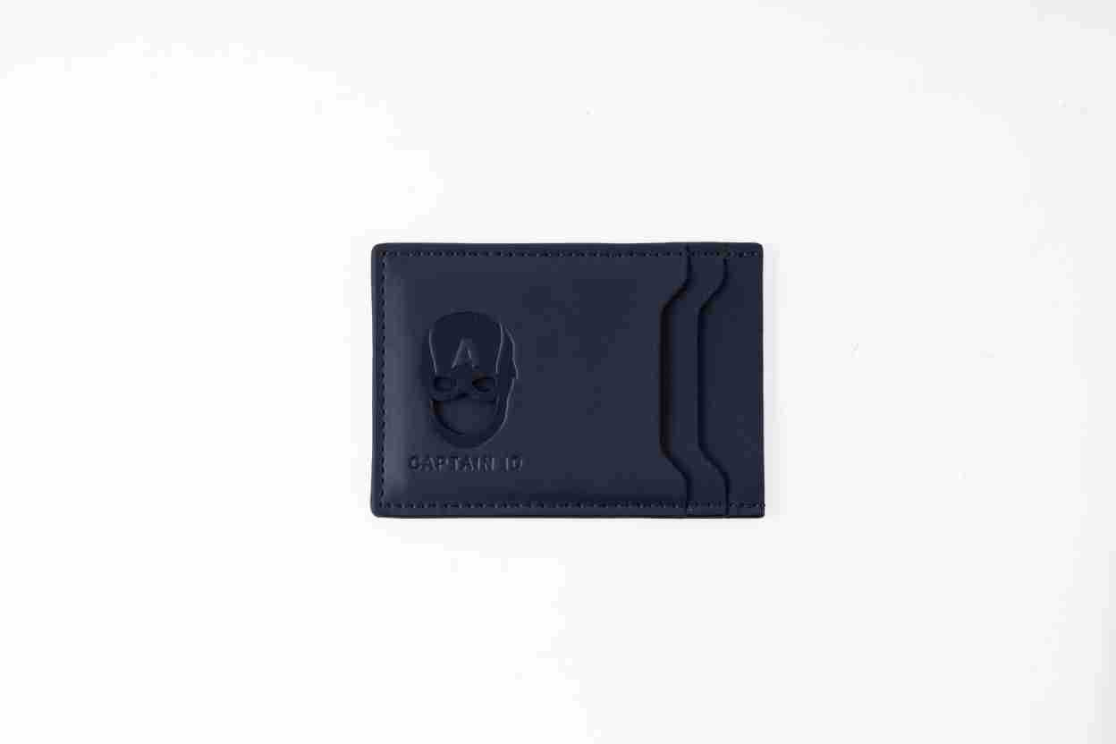 Hollow out men's short card sleeve multi-layer horizontal clip