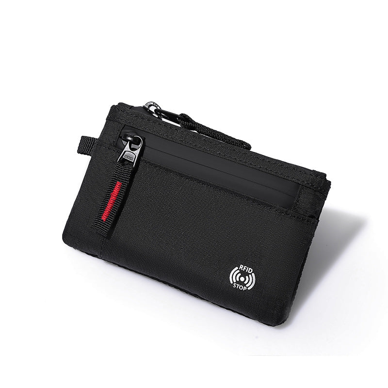 Zero wallet anti-theft card swiping bag X-PAC mini travel wallet with keychain