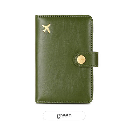 Travel passport bag simple and portable multifunctional passport holder document storage protective cover