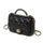 Metal chain diamond grid handbag