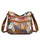 Splicing color blocking large capacity shoulder bag