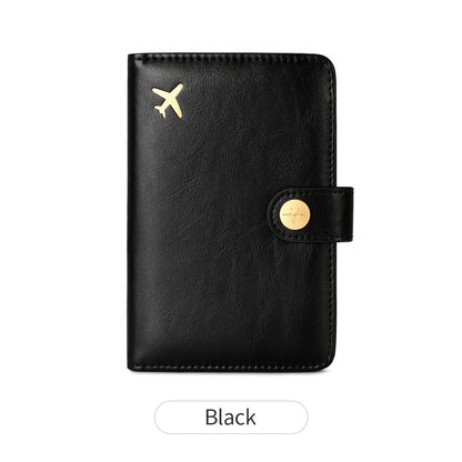 Travel passport bag simple and portable multifunctional passport holder document storage protective cover