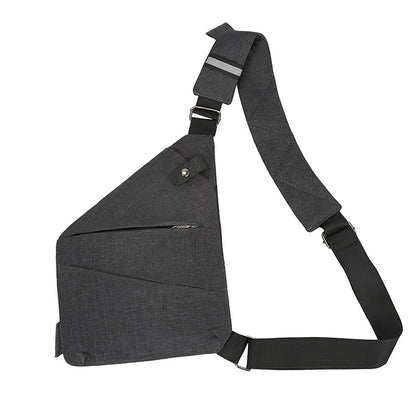 Multi functional sports waist bag single shoulder anti-theft bag lightweight and close fitting chest bag