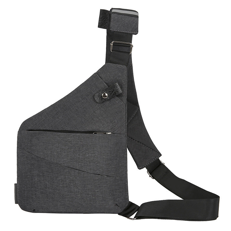 Multi functional sports waist bag single shoulder anti-theft bag lightweight and close fitting chest bag