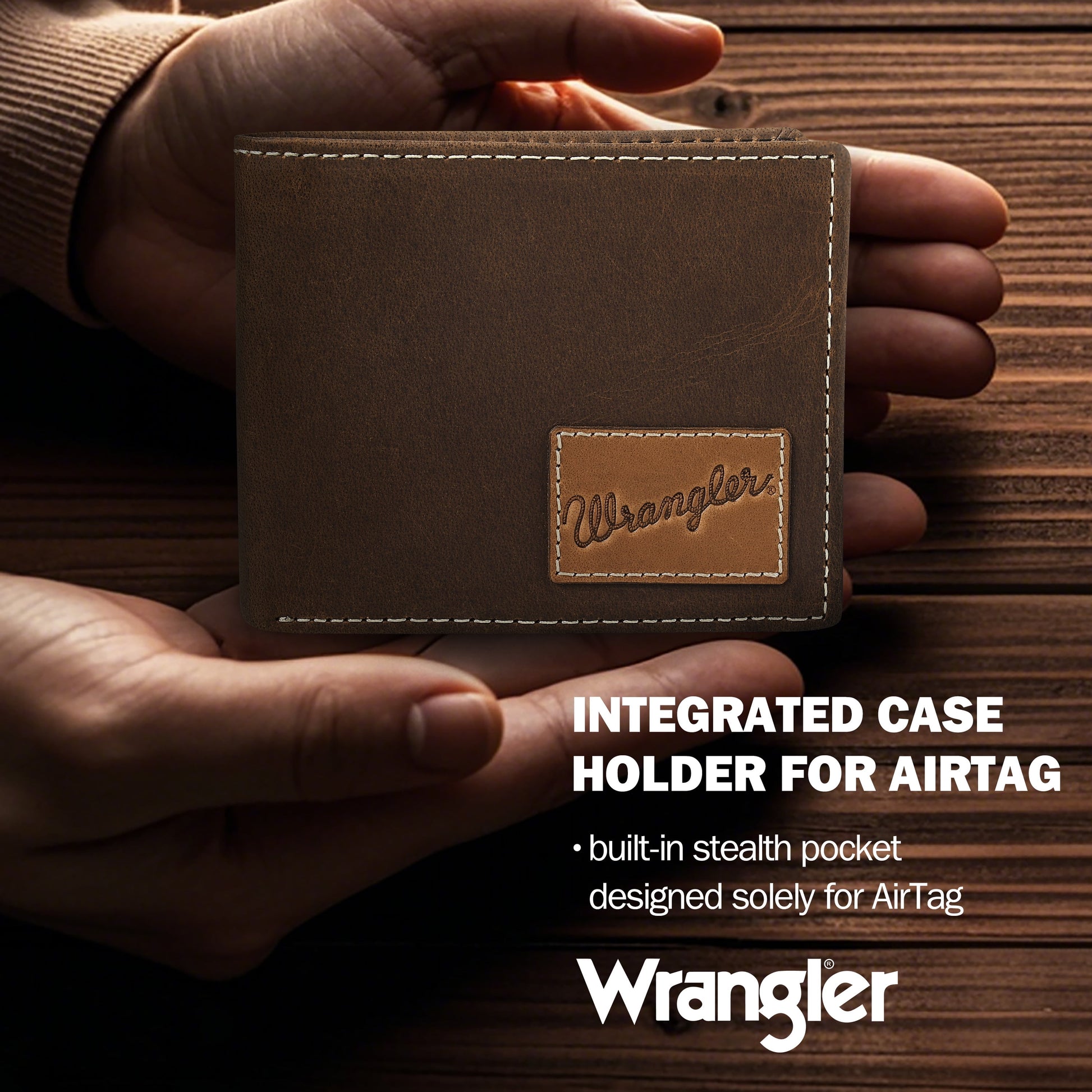 Men’S Bifold Wallet Genuine Leather, RFID Blocking, Casual Everyday 10-20 Cards Purse with Airtag Holder, Gift for Him