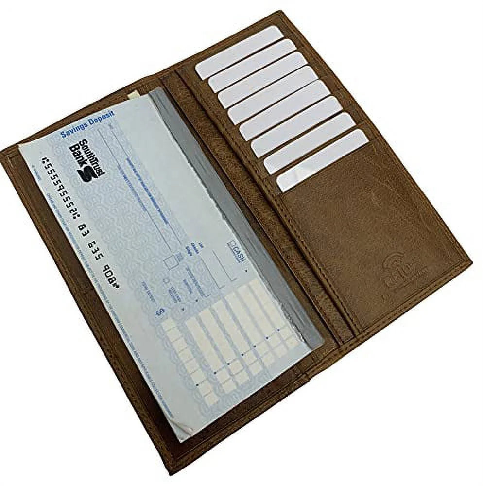 RFID Blocking Men'S Casual Bifold Wallet, Tan