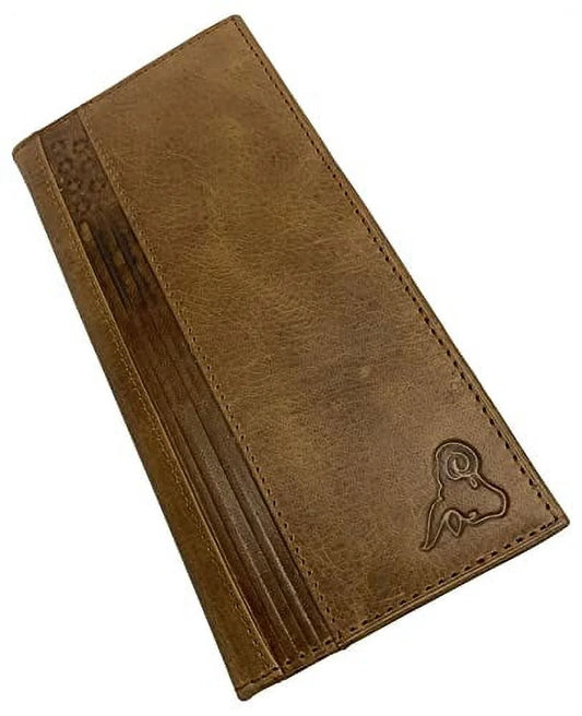 RFID Blocking Men'S Casual Bifold Wallet, Tan