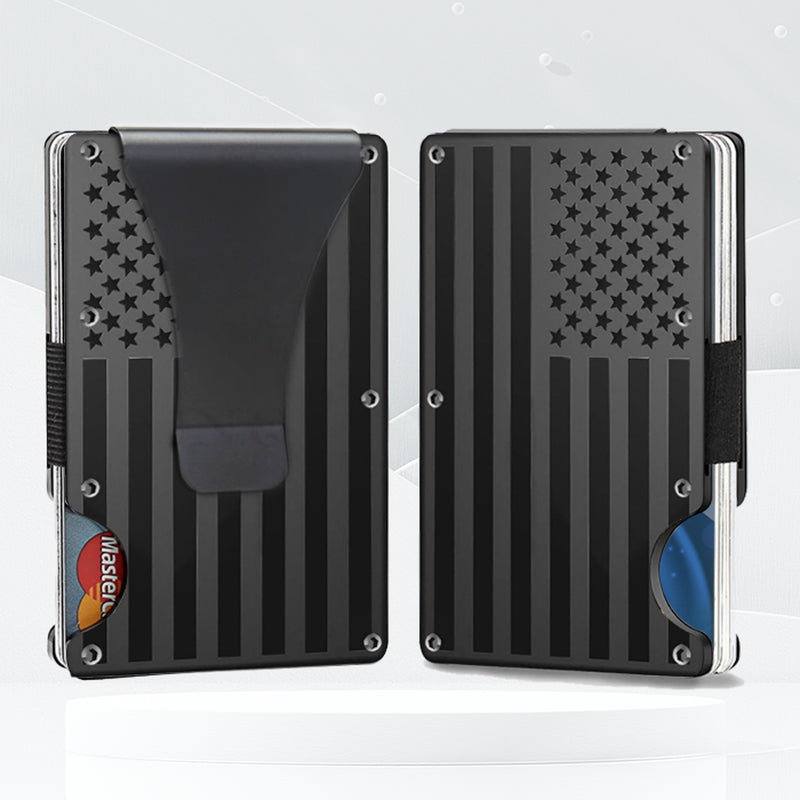 Minimalist Slim Wallet for Men, Credit Card Holder & Money Clip Wallet for Men