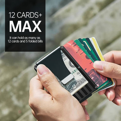 Minimalist Slim Wallet for Men, Credit Card Holder & Money Clip Wallet for Men