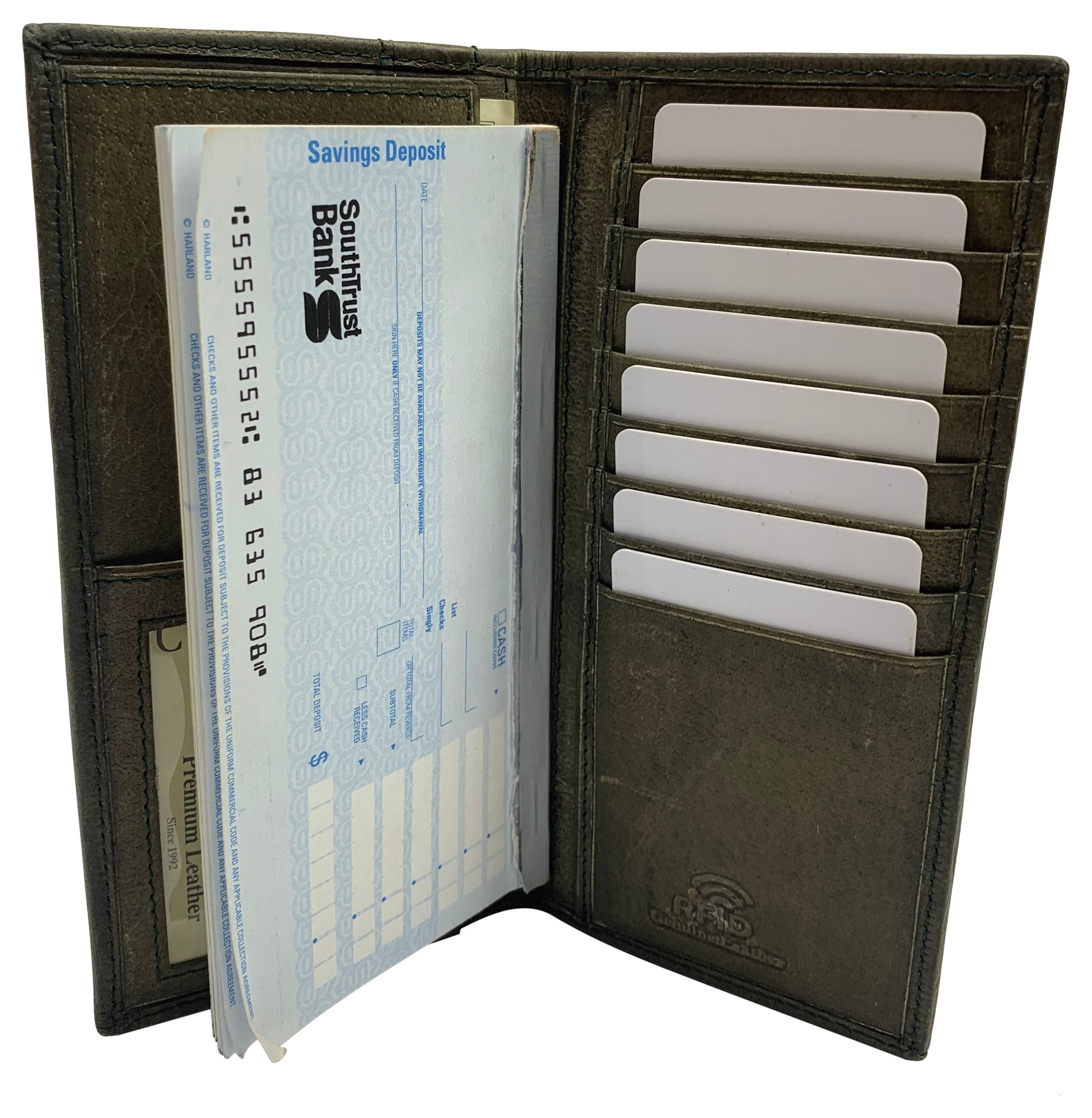 RFID Blocking Men'S Casual Bifold Wallet, Tan